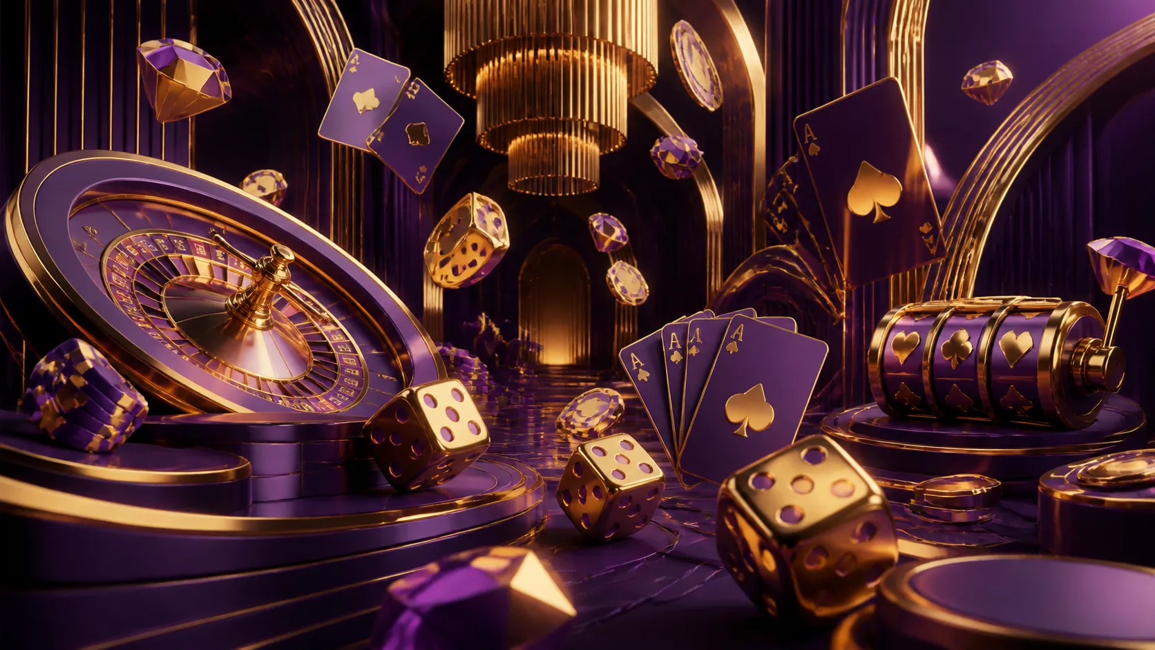 Luxurious casino-themed hero banner for Playbaze, featuring glossy chips and cards in dynamic motion.